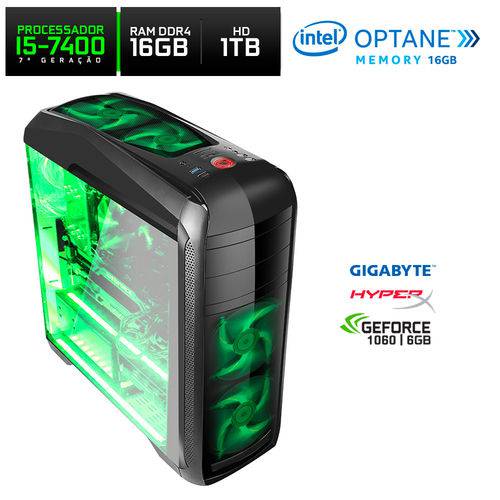 Assistência Técnica, SAC e Garantia do produto PC Gamer Neologic Battle Box Intel Core I5-7400 16GB (Gtx 1060 6GB) 1TB + Optane 16GB