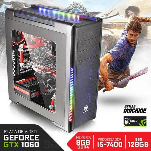 Assistência Técnica, SAC e Garantia do produto PC Gamer Neologic Battlemachine NLI68198 I5-7400 8GB (GeForce GTX 1060 3GB)1TB+120GB SSD