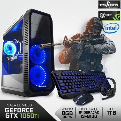 Assistência Técnica, SAC e Garantia do produto PC Gamer Neologic CS BOX NLI7042 Intel Core I3-8100 8ª Geração 8GB(Gtx1050TI 4GB)1Tb