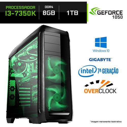 Assistência Técnica, SAC e Garantia do produto PC Gamer Neologic NLI80048 I3-7350K 8GB (GeForce GTX 1050 2GB) 1TB Windows 10