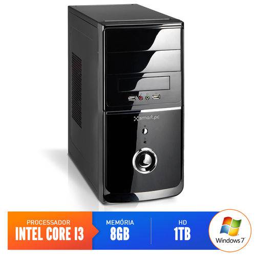 Assistência Técnica, SAC e Garantia do produto PC Smart Pc SMT80206 Intel Core I3 8GB 1TB Windows 7