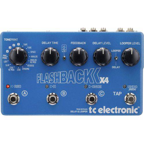 Assistência Técnica, SAC e Garantia do produto Pedal Tc Electronic Flashback X4 Delay - com Tap Tempo