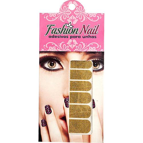Assistência Técnica, SAC e Garantia do produto Película Adesiva Fashion Nail Dourada Glitter