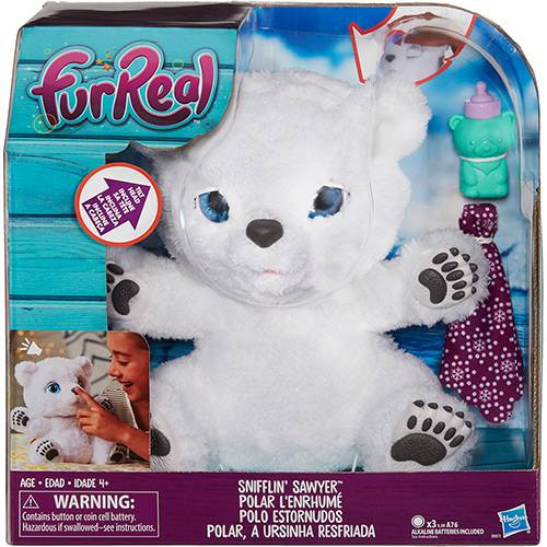 Assistência Técnica, SAC e Garantia do produto Pelúcia Animal Furreal Friends - Urso que Espirra - Hasbro