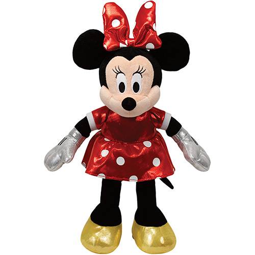 Assistência Técnica, SAC e Garantia do produto Pelúcia Beanie Babies Minnie Vestido Vermelho - DTC