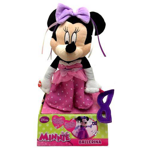 Assistência Técnica, SAC e Garantia do produto Pelúcia com Mecanismo Minnie Bailarina Disney - Multikids