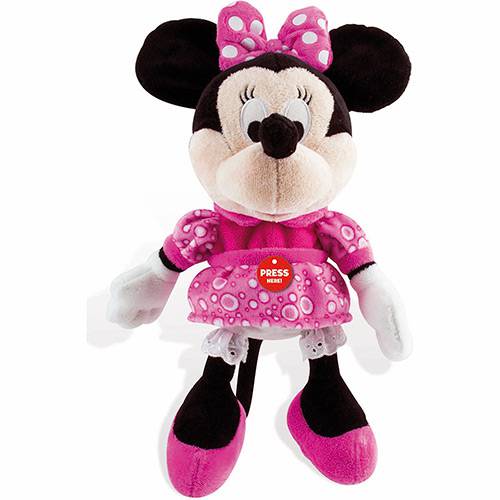 Assistência Técnica, SAC e Garantia do produto Pelúcia Disney Happy Sounds Minnie - Multikids