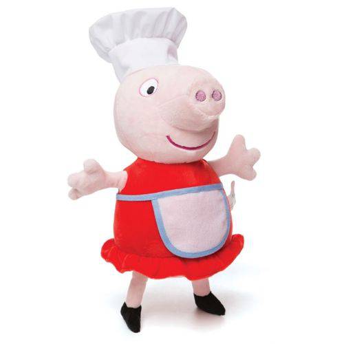 Assistência Técnica, SAC e Garantia do produto Pelúcia Peppa Chef 30cm - Estrela