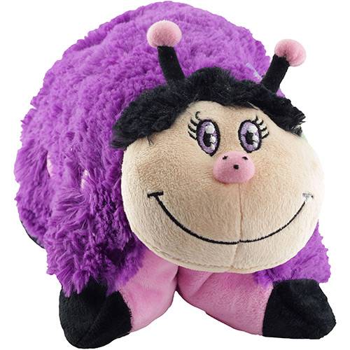 Assistência Técnica, SAC e Garantia do produto Pelúcia Pillow Pets Joaninha Roxa Dreamy Ladybug - DTC