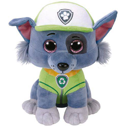 Assistência Técnica, SAC e Garantia do produto Pelúcia Ty Beanie Patrulha Canina Rocky 25cm - Original Dtc