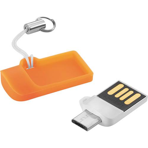 Assistência Técnica, SAC e Garantia do produto Pen Drive 16GB Multilaser Dual USB - Branco/Laranja