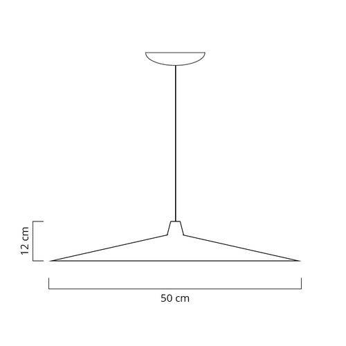 Assistência Técnica, SAC e Garantia do produto Pendente 521 Preto Chapéu Chinês Retrô Vintage Diâmetro 50 Cm