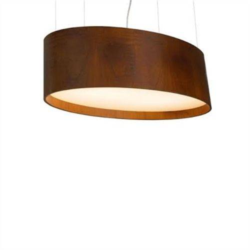 Assistência Técnica, SAC e Garantia do produto Pendente em Madeira Oval 25x82x45cm para 4 Lâmpadas E27 Normal ou LED - Union 099