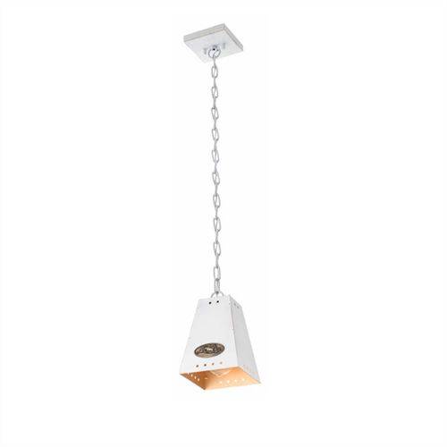 Assistência Técnica, SAC e Garantia do produto Pendente em Metal e Madeira Alp Branco e Dourado 100cm para 1 Lâmpada E27 Normal ou LED - Madelustre 2852BD