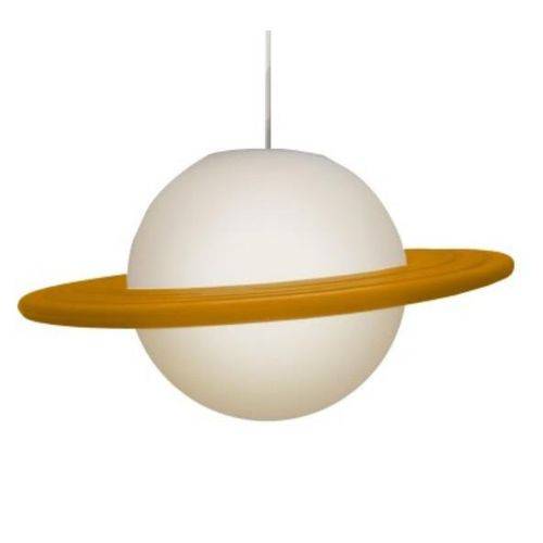 Assistência Técnica, SAC e Garantia do produto Pendente Luminária Infantil Planeta Saturno Anel Laranja