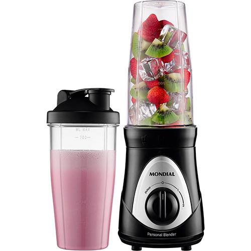 Assistência Técnica, SAC e Garantia do produto Personal Blender Mondial Dg-01 2 Velocidades com 2 Copos em Tritan Preto - 300W