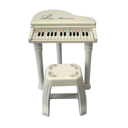 Assistência Técnica, SAC e Garantia do produto Piano Teclado Infantil + Microfone + Banquinho - Mc4291