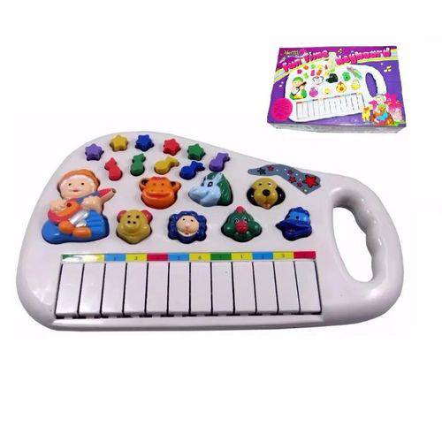 Assistência Técnica, SAC e Garantia do produto Piano Teclado Musical Bichos Infantil Sons Eletrônico