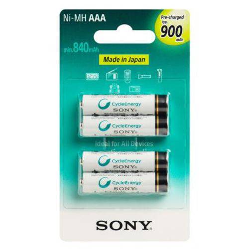 Assistência Técnica, SAC e Garantia do produto Pilha Aaa 900 Recarregavel Sony 4 Pilhas