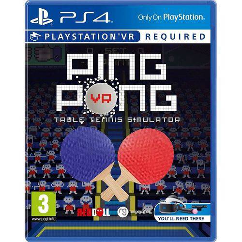 Assistência Técnica, SAC e Garantia do produto Ping Pong Table Tennis Simulator - PS4 VR