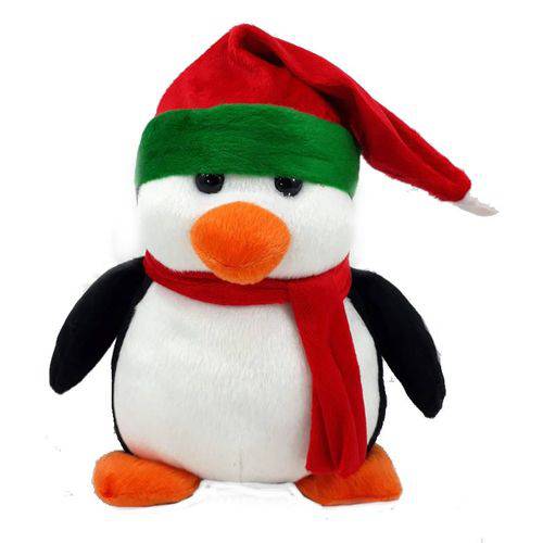 Assistência Técnica, SAC e Garantia do produto Pinguim Pelúcia 25 Cm Gorro