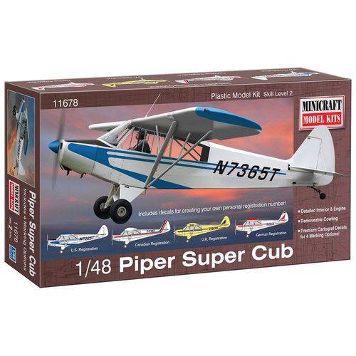Assistência Técnica, SAC e Garantia do produto Piper PA-18 Super Cub - 1/48 - Minicraft 11678