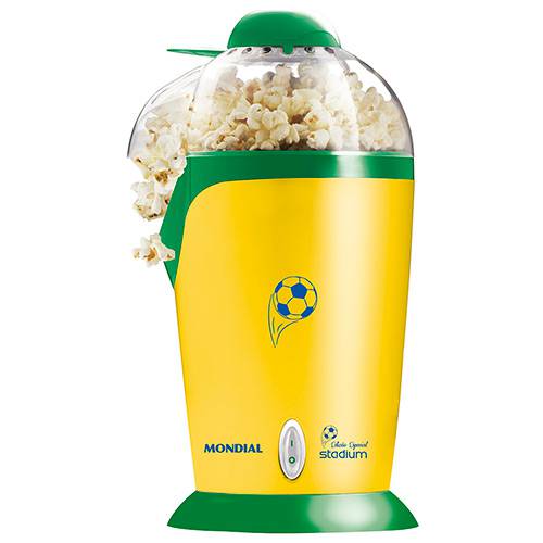 Assistência Técnica, SAC e Garantia do produto Pipoqueira Mondial Edição Especial Stadium Verde/Amarelo/Azul