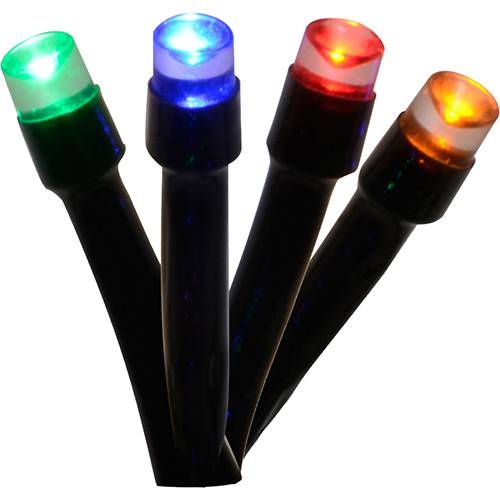 Assistência Técnica, SAC e Garantia do produto Pisca 35 Lâmpadas Luz LED Colorido Fio Verde Bateria 3*AA - Orb Christmas