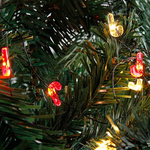 Assistência Técnica, SAC e Garantia do produto Pisca-Pisca 20 Lâmpadas Luz Brilhante em Formato de Bengala - Christmas Traditions