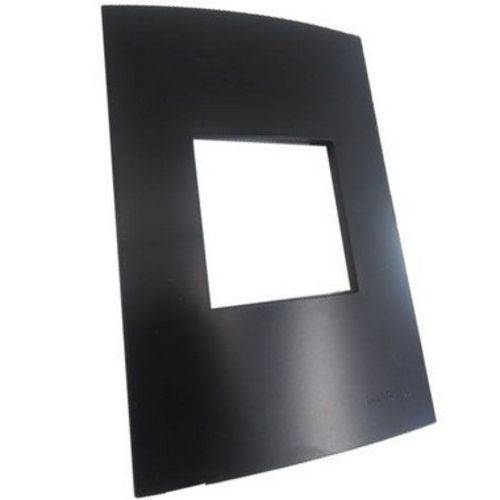 Assistência Técnica, SAC e Garantia do produto Placa 4x2" 2 Postos Juntosem Suporte Ebony Clean Margirius Preto Fosco