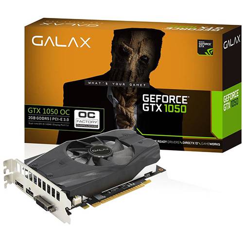 Assistência Técnica, SAC e Garantia do produto Placa de Video Asus Galax Geforce Gtx 1050 2GB Oc Ddr5 128 Bits - (50nph8dsn8oc)