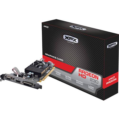 Assistência Técnica, SAC e Garantia do produto Placa de Video Radeon R5 230 2gb Core 128bits Ddr3 650m - XFX
