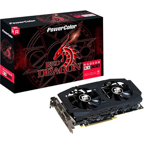 Assistência Técnica, SAC e Garantia do produto Placa de Video VGA AMD Powercolor Radeon Rx 580 8GB Red Dragon Axrx 580 8gbd5-3dhdv2/oc