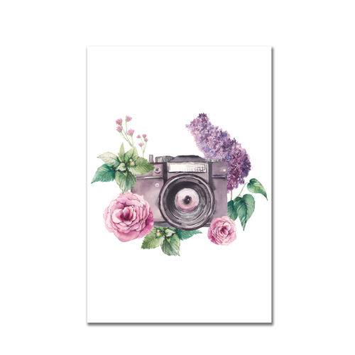 Assistência Técnica, SAC e Garantia do produto Placa Decorativa MDF Floral Camera