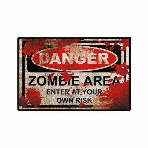 Assistência Técnica, SAC e Garantia do produto Placa Decorativa Mod. 38 - Zombie Zone