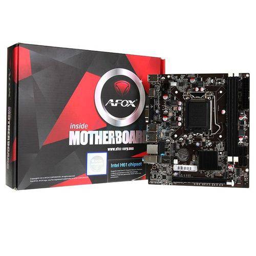 Assistência Técnica, SAC e Garantia do produto Placa Mãe H61 Ddr3 Lga1155- I3-i5-i7 - 2° e 3° Ger (zerada)