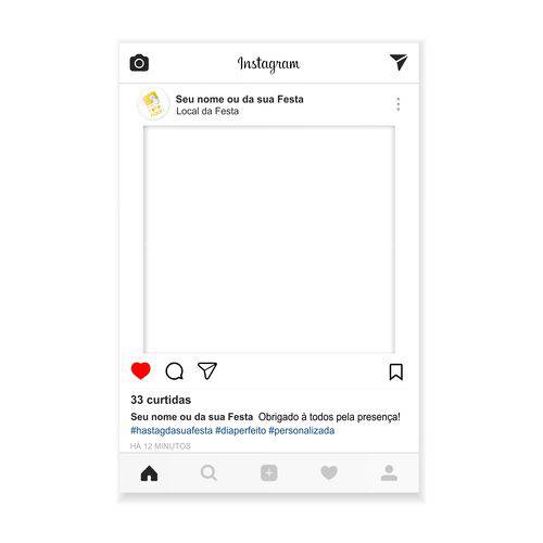 Assistência Técnica, SAC e Garantia do produto Placa Moldura Personalizada Instagram