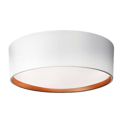 Assistência Técnica, SAC e Garantia do produto Plafon Circle Ø 370 X 145mm Branco com Cobre BTCO - New Line