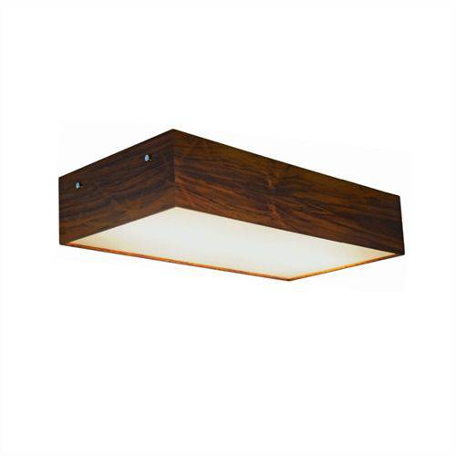 Assistência Técnica, SAC e Garantia do produto Plafon em Madeira Clean Longo 12x60x30cm para 4 Lâmpadas E27 Normal ou LED - Union 066