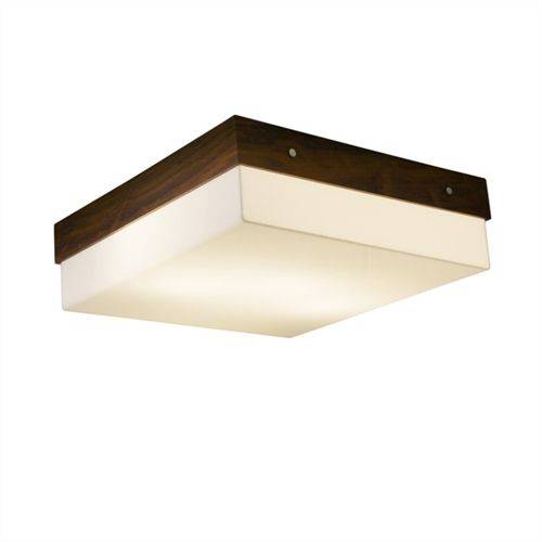 Assistência Técnica, SAC e Garantia do produto Plafon em Madeira In Box 12x40x40cm para 3 Lâmpadas E27 Normal ou LED - Union 026