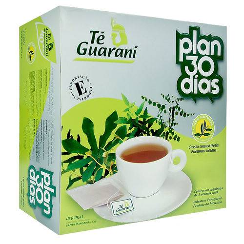 Assistência Técnica, SAC e Garantia do produto Plan 30 Dias Chá 60 Sachês - Té Guarani