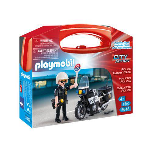 Assistência Técnica, SAC e Garantia do produto Playmobil 5648 - Maleta Policial com Moto