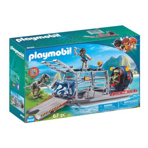 Assistência Técnica, SAC e Garantia do produto Playmobil 9433 - The Explorers - Aerobarco Inimigo com Raptors