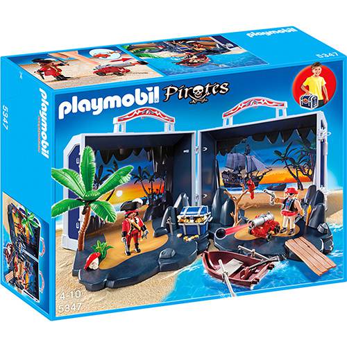 Assistência Técnica, SAC e Garantia do produto Playmobil - Baú do Tesouro dos Piratas - Sunny Brinquedos