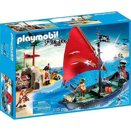 Assistência Técnica, SAC e Garantia do produto Playmobil Navio Pirata com Soldados - Sunny Brinquedos