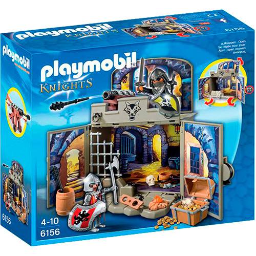 Assistência Técnica, SAC e Garantia do produto Playmobil Playbox Cavaleiros com Tesouro Secreto - Sunny Brinquedos