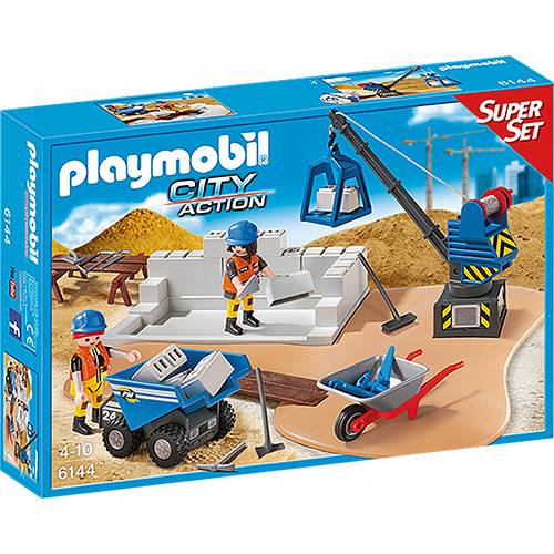 Assistência Técnica, SAC e Garantia do produto Playmobil Super Set Construção - Sunny Brinquedos