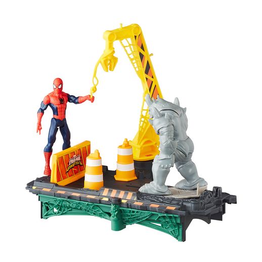 Assistência Técnica, SAC e Garantia do produto Playset Marvel Spider Man Rhino Ataca - Hasbro