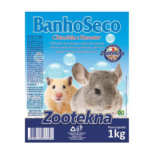 Assistência Técnica, SAC e Garantia do produto Pó Banho a Seco Zootekna Roedores