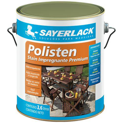 Assistência Técnica, SAC e Garantia do produto Polisten Sayerlack Stain Impregnante Transparente 3,6L